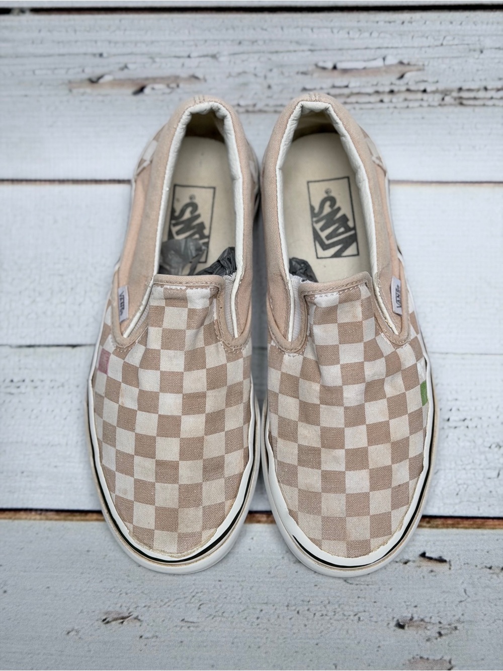 Vans Checkerboard Classic Slip-On Sneakers -Men’s 6